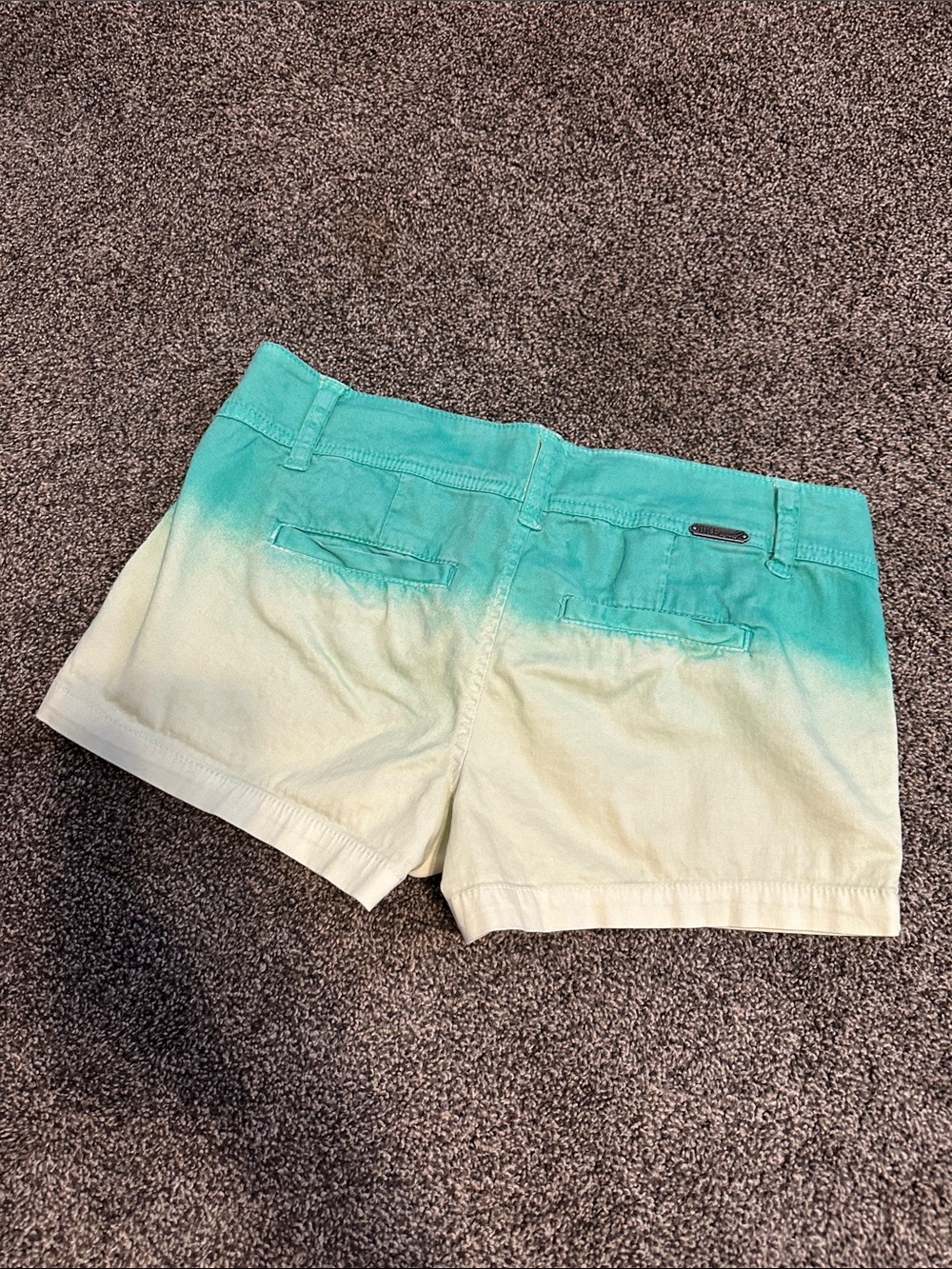BKE Women’s Shorts Trio - Coral, Teal, Mint Ombre - Picture 9 of 10